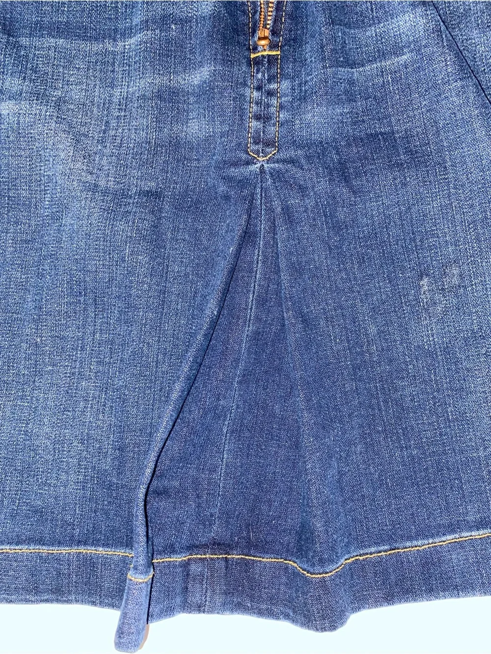 Dolce & Gabbana Indigo Denim A-Line Skirt